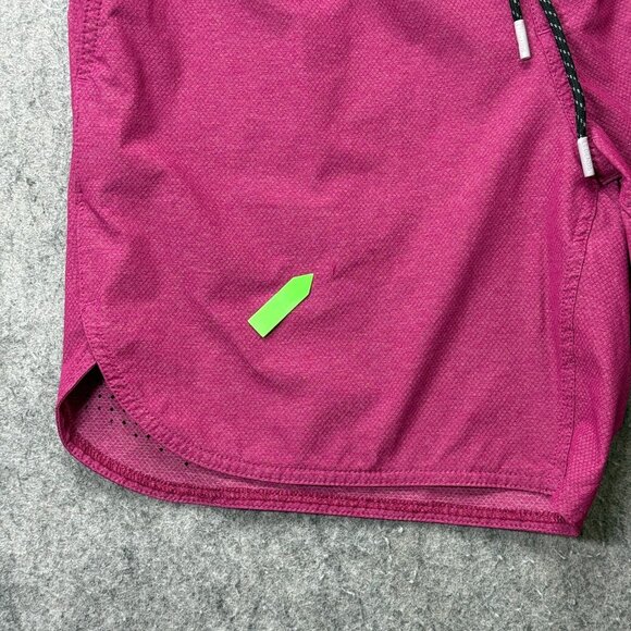 Legends Relay Shorts Men M Purple Nylon Stretch Performance Reflective Vented - Picture 5 of 15